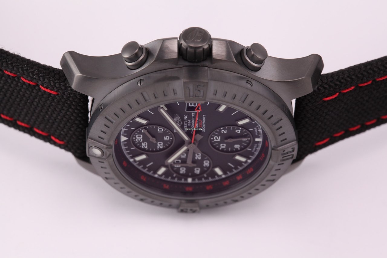 IMG_9081 Breitling Colt Chronograph Automatic Mens watch Unisex Automatic Steel M133881A|BE99 Replica 4