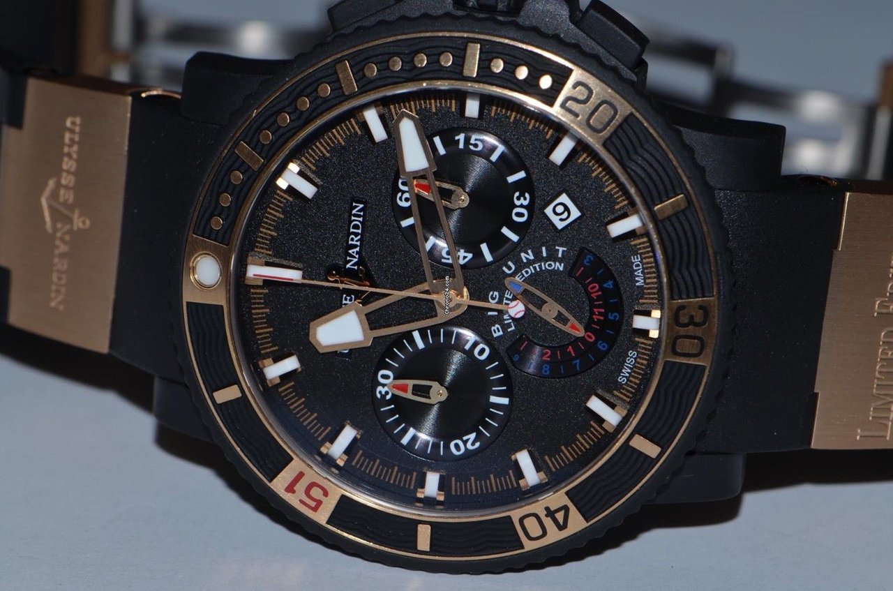 IMG_9081 Ulysse Nardin Mens watch Unisex Automatic Steel 353-95LE-3C BIG UNIT Replica 4
