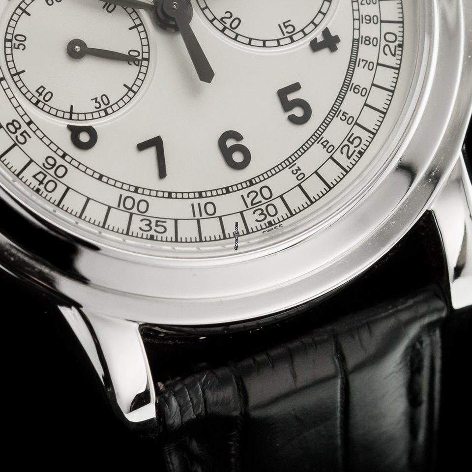 IMG_9081 Patek Philippe Chronograph Mens watch Unisex Manual winding White gold 5070G-001 Replica 4