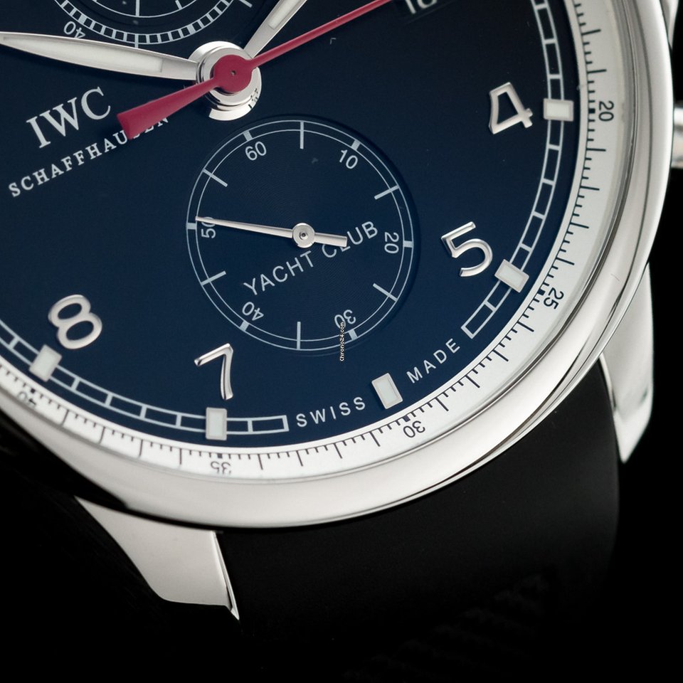 IMG_9081 IWC Portuguese Yacht Club Chronograph Mens watch Unisex Automatic Steel IW390210 Replica 4