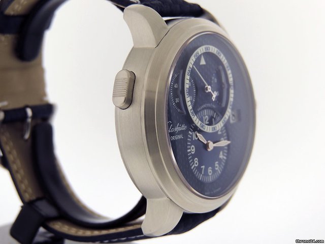 IMG_9081 Glashutte Original PanoMaticChrono XL Mens watch Unisex Automatic Platinum 95-01-05-15-04 Replica 4