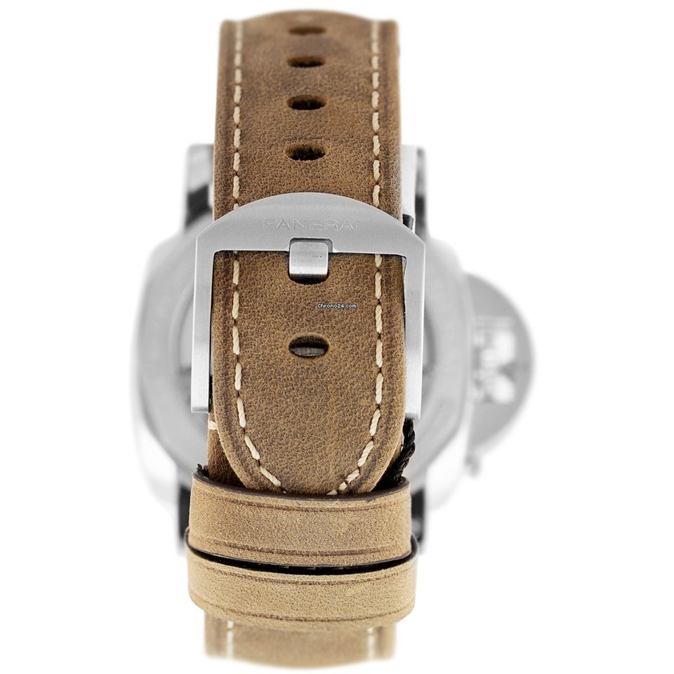 IMG_9081 Panerai Luminor 1950 3 Days GMT Power Reserve Automatic Mens watch Unisex Automatic Steel PAM01537 or PAM1537 Replica 4