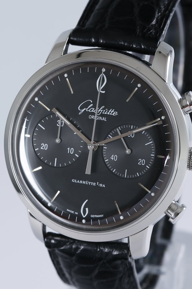 IMG_9081 Glashutte Original Sixties Chronograph Mens watch Unisex Automatic Steel 393.402.22.04. Replica 4