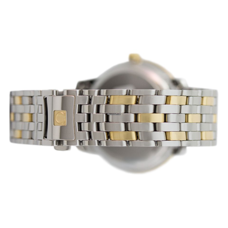 Omega De Ville Prestige Mens watch Unisex Automatic Gold Steel 424.20.40.20.02.001 Replica 4