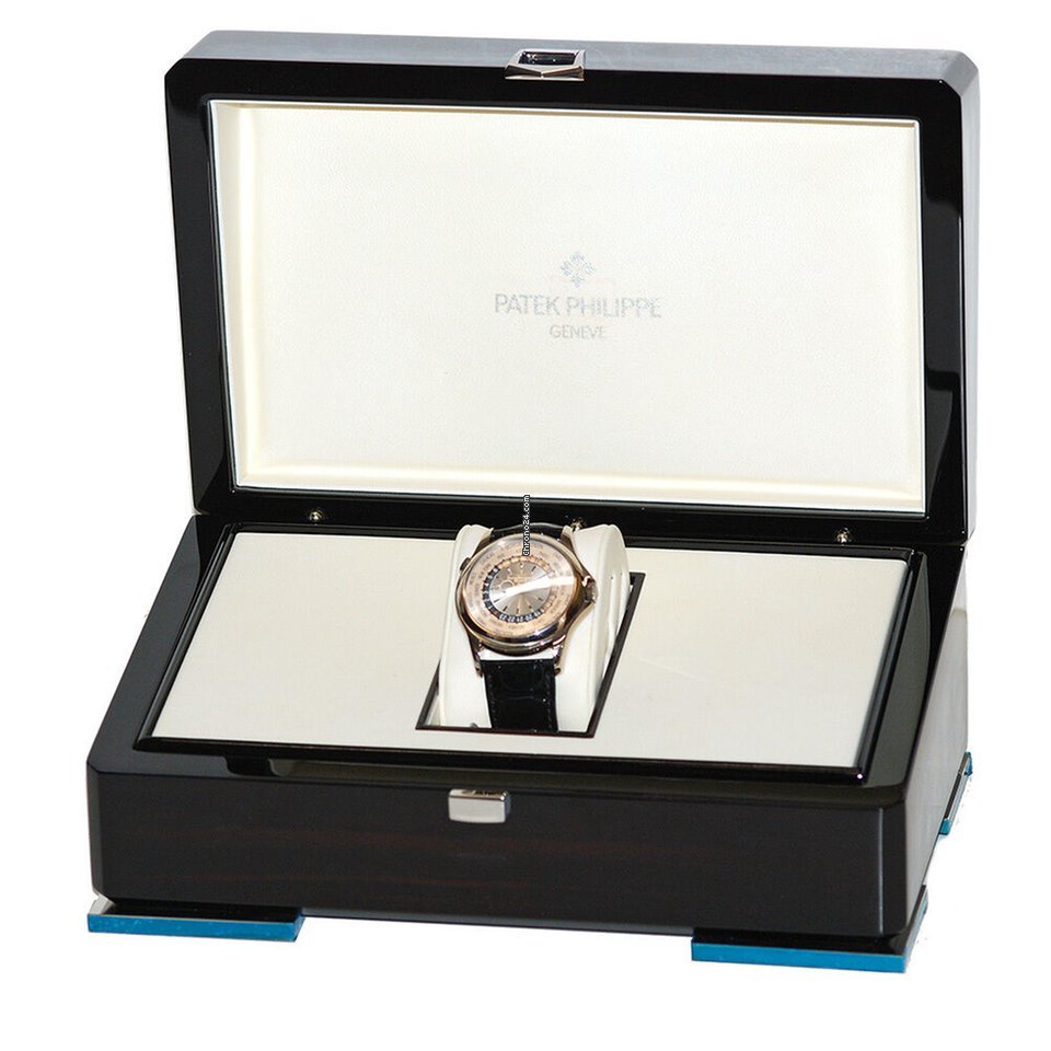 IMG_9081 Patek Philippe World Time Mens watch Unisex Automatic White gold 5130-G Replica 4