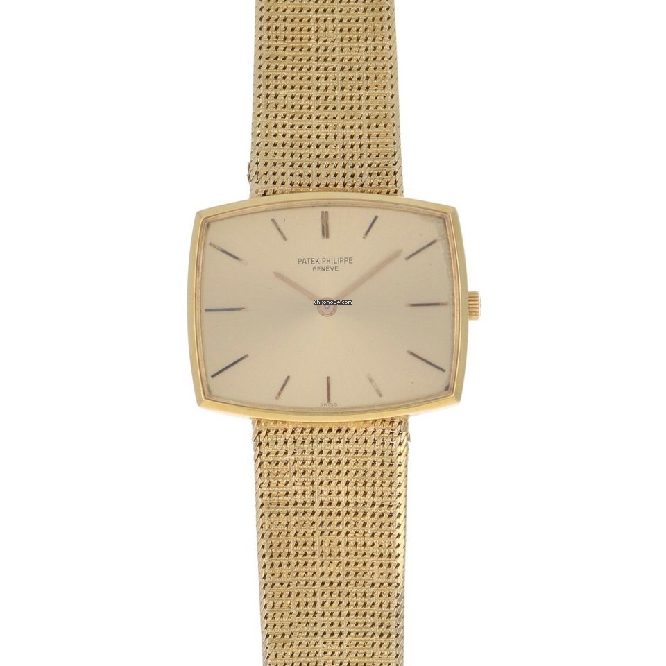IMG_9081 Patek Philippe Vintage Mens watch Unisex Manual winding Yellow gold 3527 Replica 4
