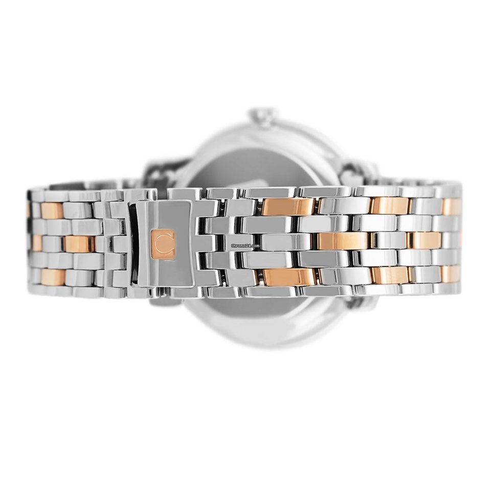Omega De Ville Prestige Mens watch Unisex Automatic Gold Steel 424.20.40.20.02.002 Replica 4