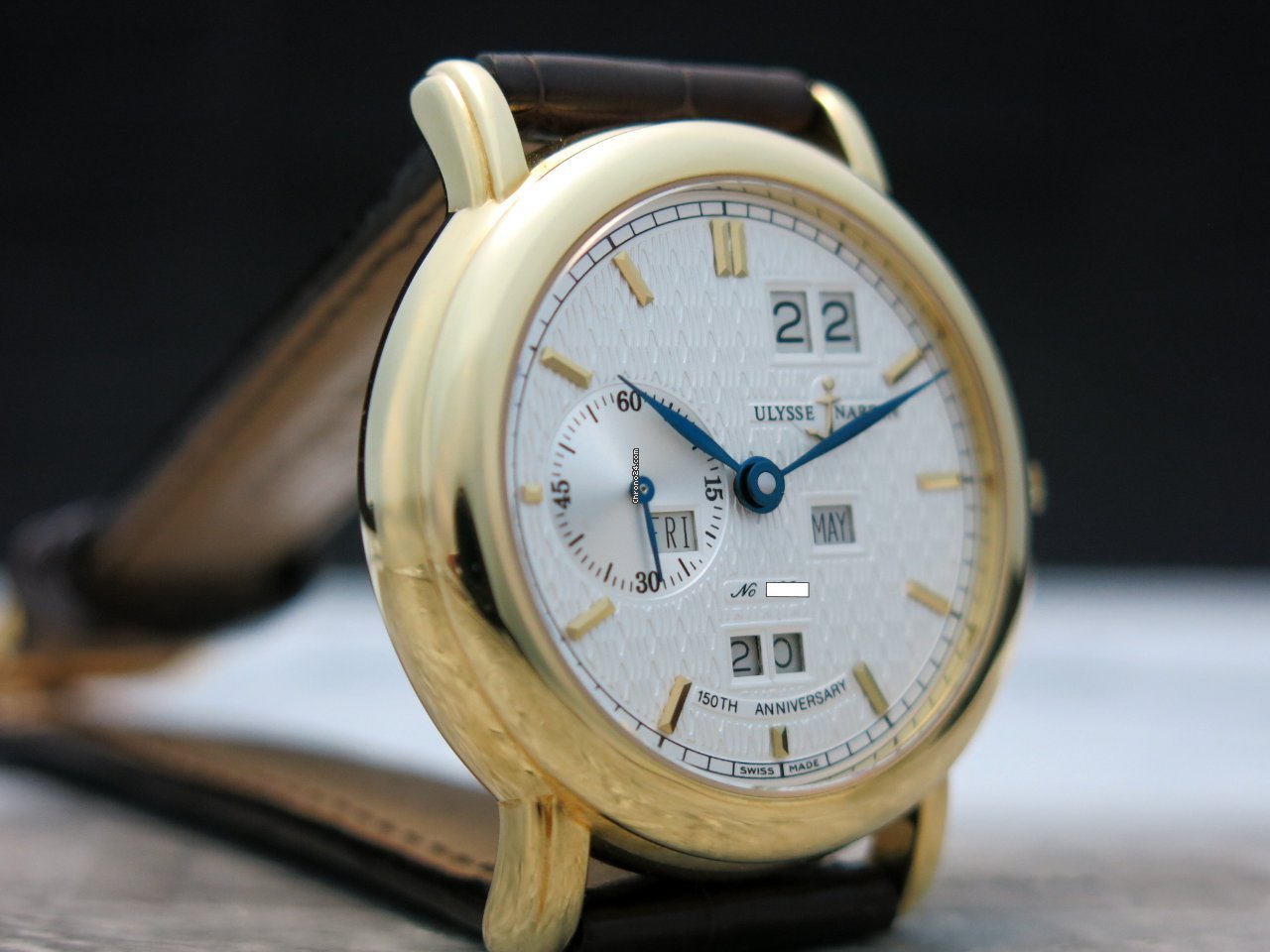 IMG_9081 Ulysse Nardin Mens watch Unisex Automatic Yellow gold 311.22 Replica 4