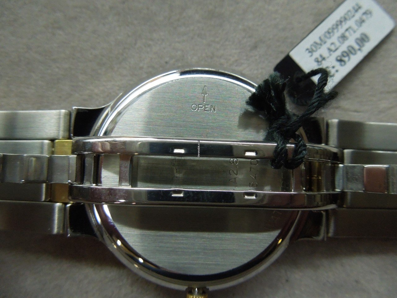 Movado Mens watch Unisex Quartz Steel Movado 84.A2.0871.0479 Replica 4