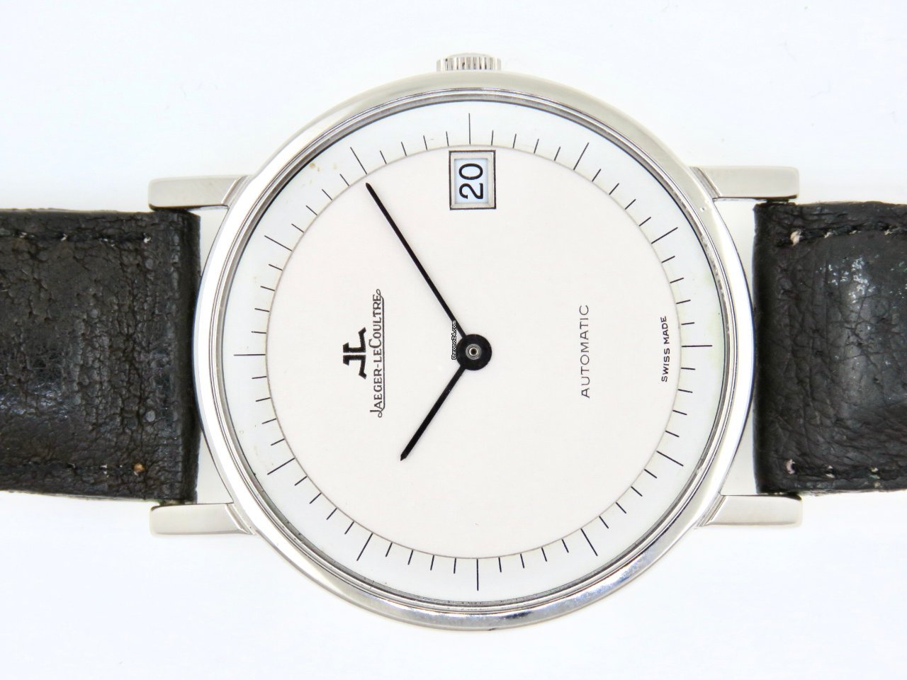 Jaeger-LeCoultre Mens watch Unisex Automatic Steel J98020 Extra Slim Automatic Case 34.5mm. Stainless Steel Men Watch Replica 4