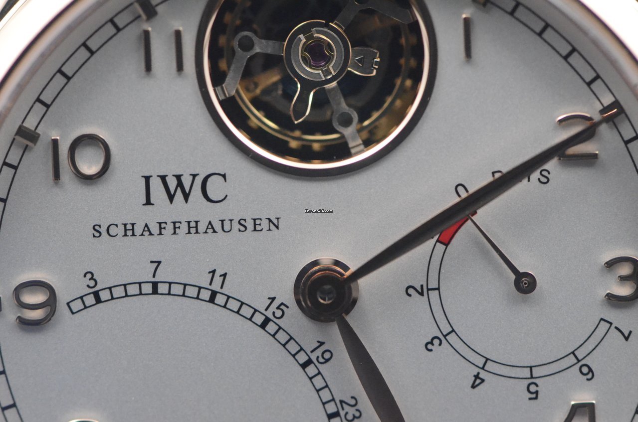 IMG_9081 IWC Portuguese Tourbillon Mens watch Unisex Automatic Rose gold IW504402 Replica 4