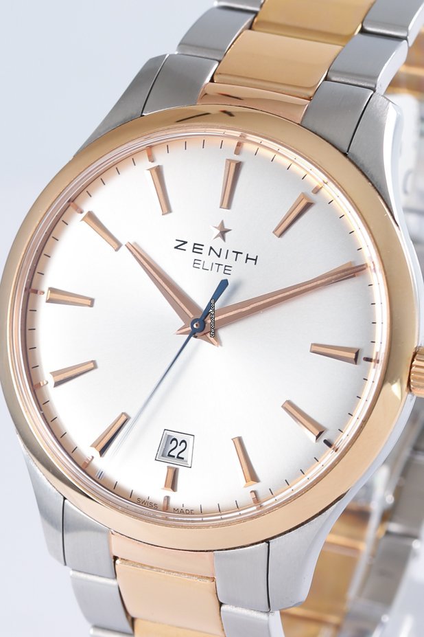 IMG_9081 Zenith Captain Central Second Mens watch Unisex Automatic Gold Steel 51.2020.670 01.M2020 Replica 4