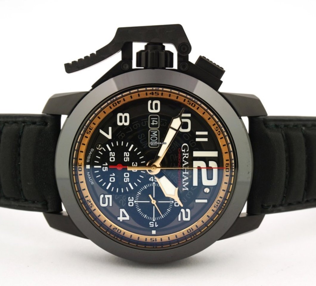 Graham Chronofighter Oversize Mens watch Unisex Automatic Steel 2CCAU.B31A Replica 4