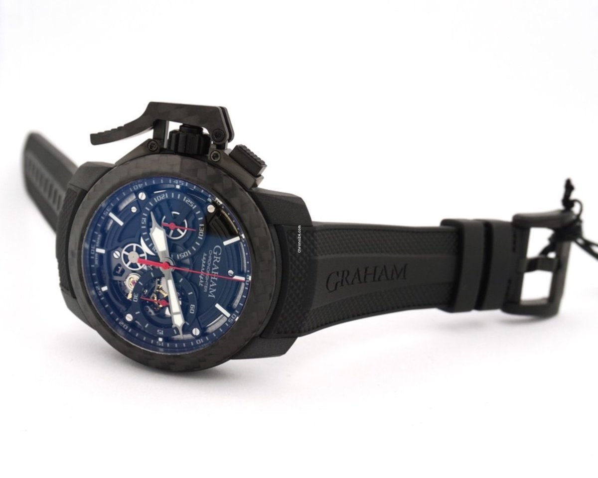 Graham Chronofighter Oversize Mens watch Unisex Automatic Carbon 2CCBK.B25A Replica 4