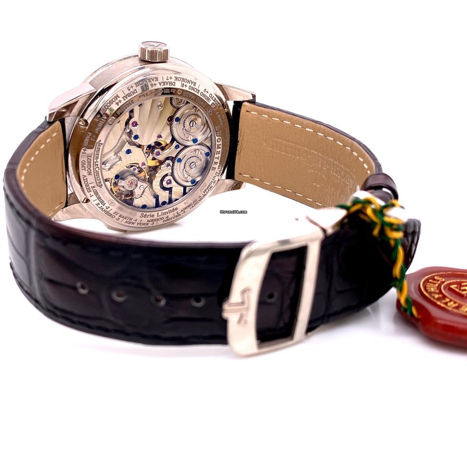 Jaeger-LeCoultre Duometre Mens watch Unisex Manual winding White gold Q6063540 Replica 4