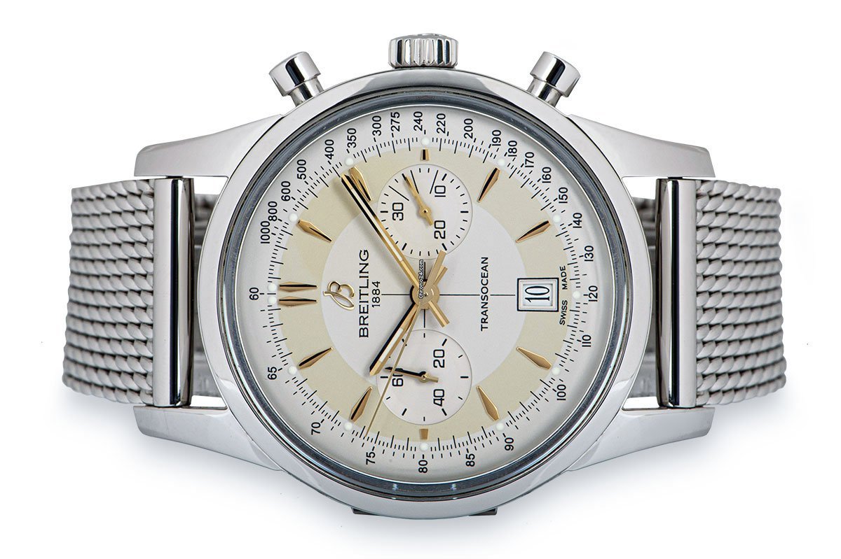 Breitling Transocean Mens watch Unisex Automatic Steel AB015412 G784 154A Replica 4