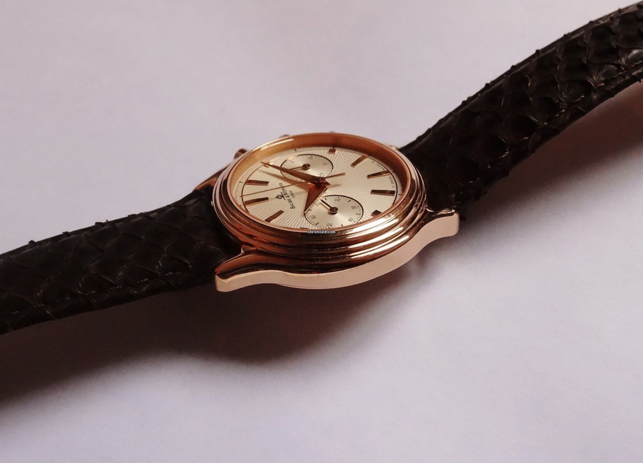 Baume & Mercier Mens watch Unisex Manual winding Rose gold MV045184 Replica 4