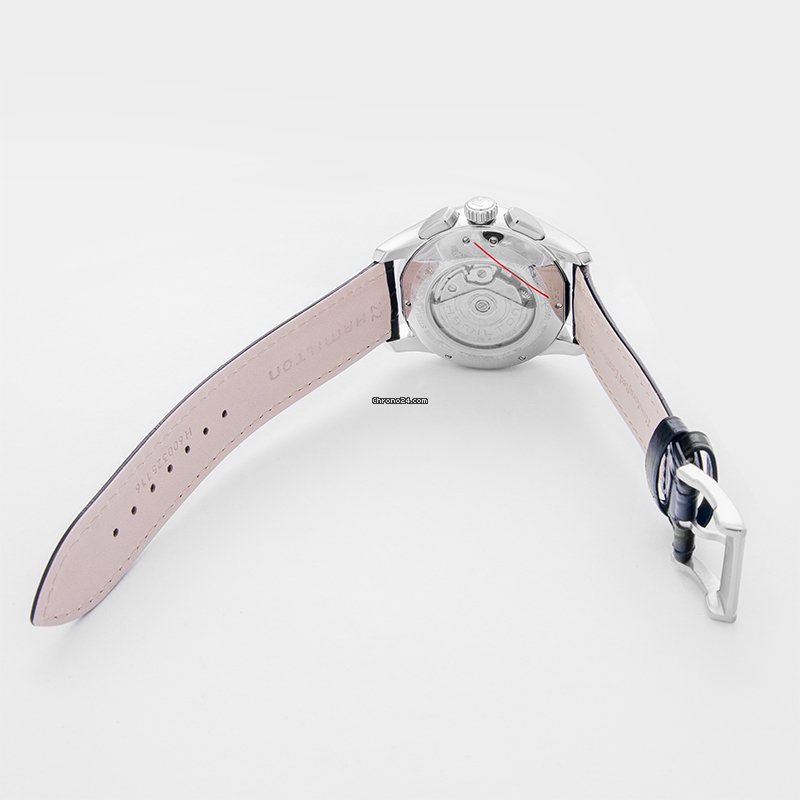 Hamilton Jazzmaster Auto Chrono Mens watch Unisex Automatic Steel H32596731 Replica 4