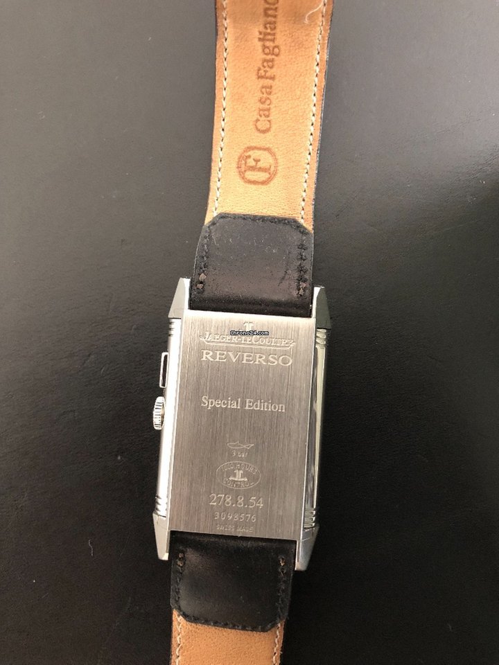 IMG_9081 Jaeger-LeCoultre Grande Reverso Ultra Thin Duoface Mens watch Unisex Manual winding Steel Q378858J Replica 4