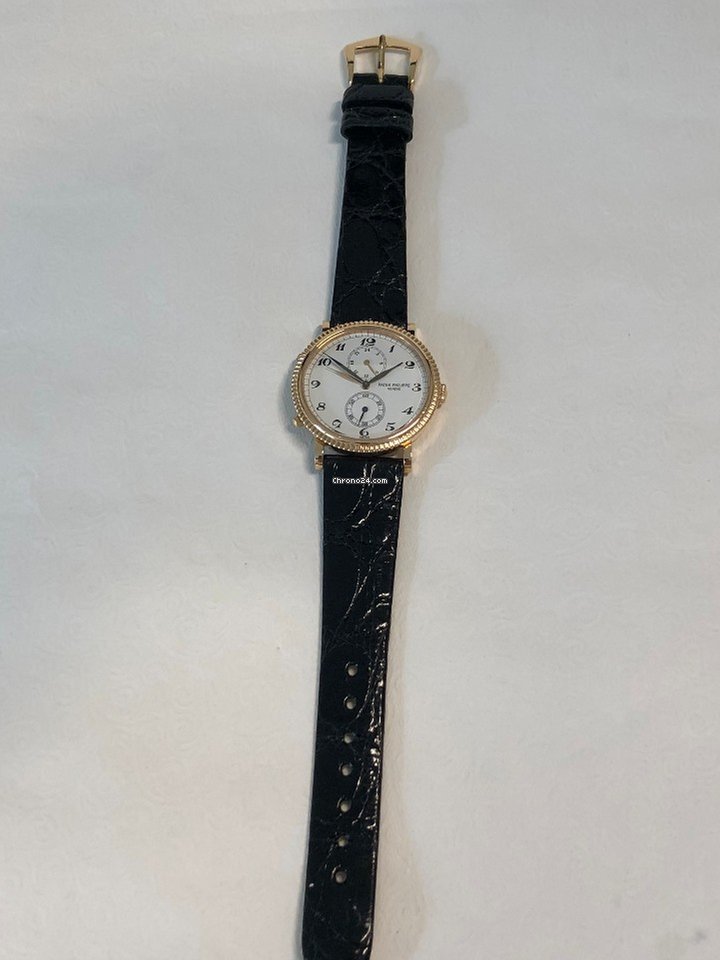 IMG_9081 Patek Philippe Travel Time Mens watch Unisex Manual winding Rose gold 5034R Replica 4