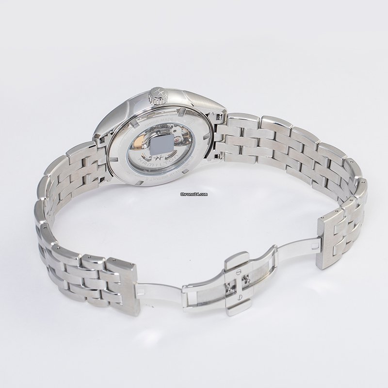 Hamilton Jazzmaster Mens watch Unisex Automatic Steel H32635181 Replica 4