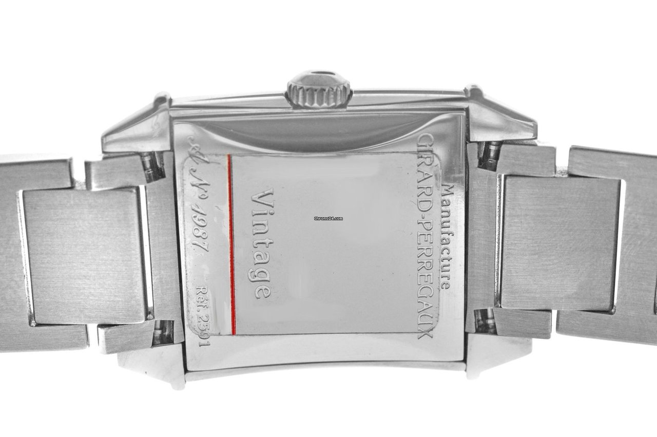 IMG_9081 Girard Perregaux Vintage 1945 Womens watch Quartz Steel 2591 Replica 4