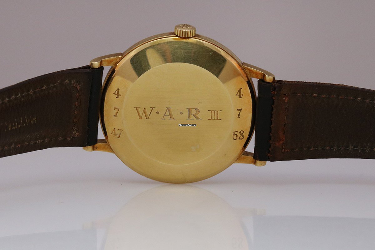 Patek Philippe Calatrava Mens watch Unisex Manual winding Yellow gold 3410 Replica 4