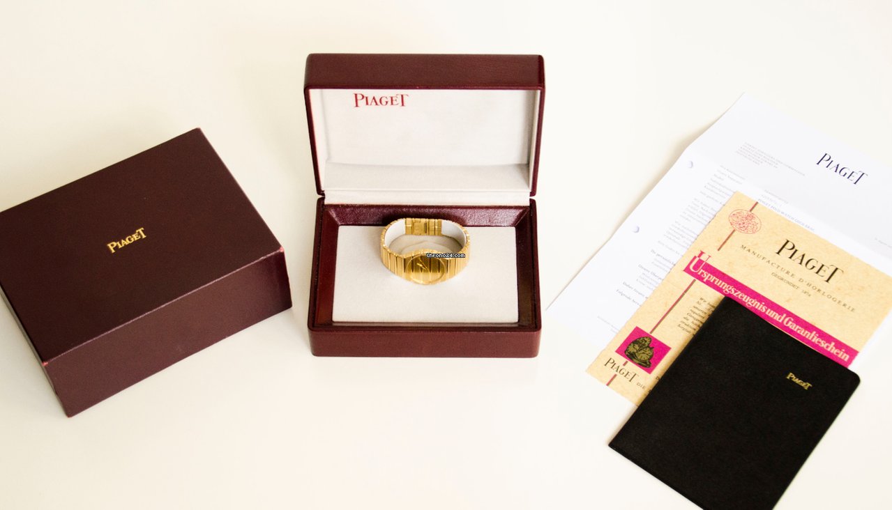 Piaget Polo Mens watch Unisex Quartz Yellow gold 7761 C701 Replica 4