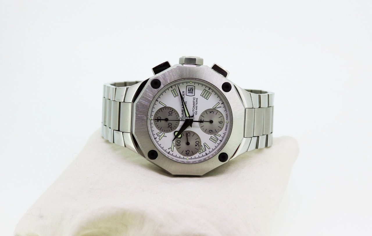 Baume & Mercier Riviera Mens watch Unisex Automatic Steel 65600 Replica 4