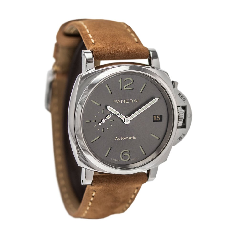 IMG_9081 Panerai Luminor Due Mens watch Unisex Automatic Steel PAM00755 or PAM0755 Replica 4