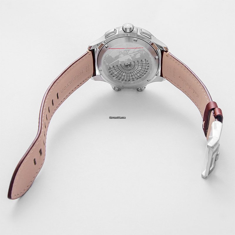 Hamilton Khaki X-Wind Mens watch Unisex Quartz Steel H77912535 Replica 4