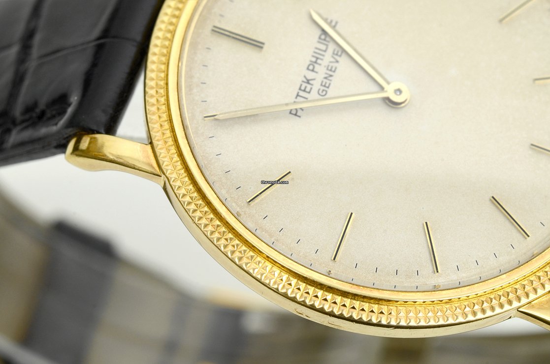 Patek Philippe Calatrava Mens watch Unisex Manual winding Yellow gold 3520DJ Replica 4