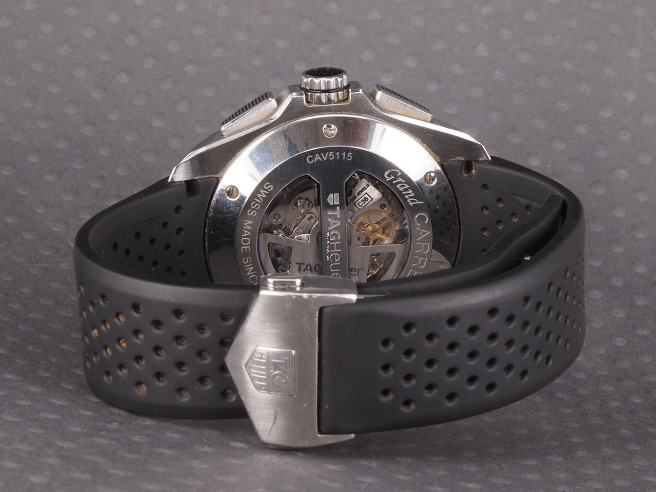 IMG_9081 TAG Heuer Grand Carrera Mens watch Unisex Automatic Steel CAV5115.FT6019 Replica 4