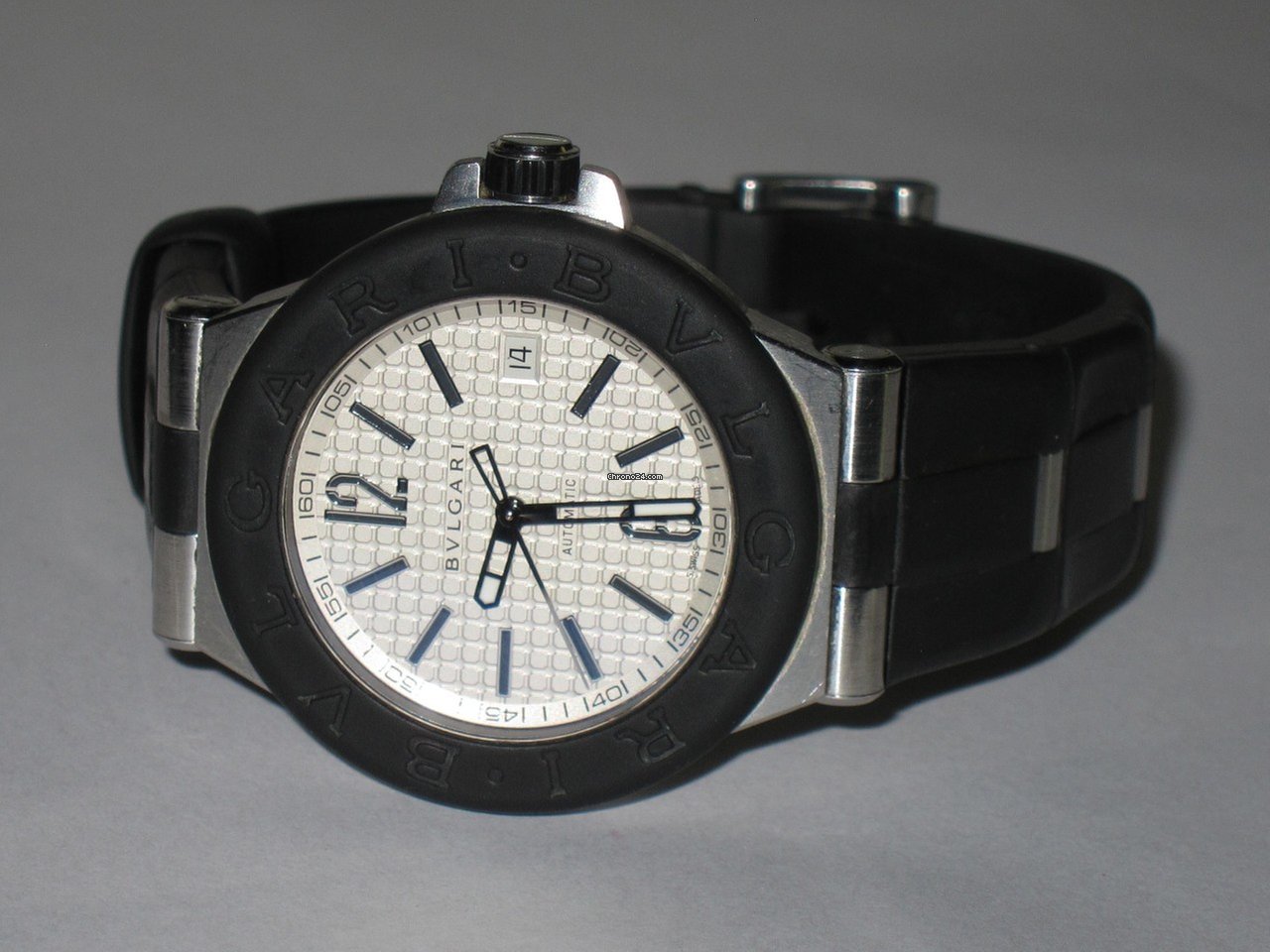 IMG_9081 Bulgari Diagono Mens watch Unisex Automatic Steel DG 40 SV Replica 4