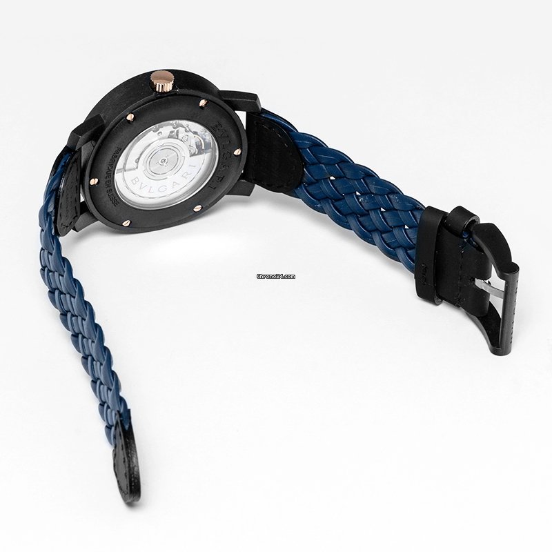 Bulgari Mens watch Unisex Automatic Carbon 102634 Replica 4
