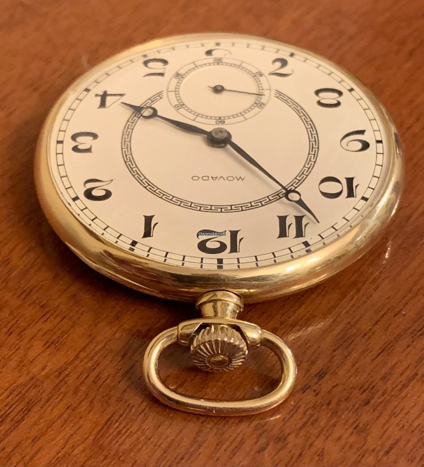 IMG_9081 Movado Mens watch Unisex Manual winding Yellow gold 0668265 7614 Replica 4