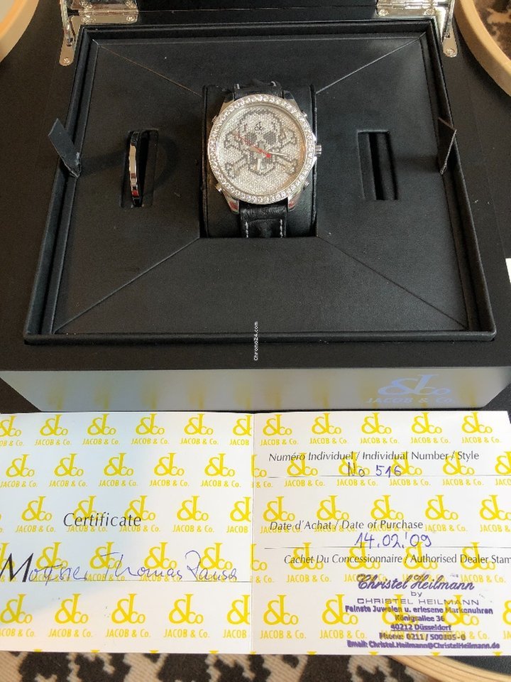 IMG_9081 Jacob & Co. Mens watch Unisex Quartz Steel 513 Replica 4