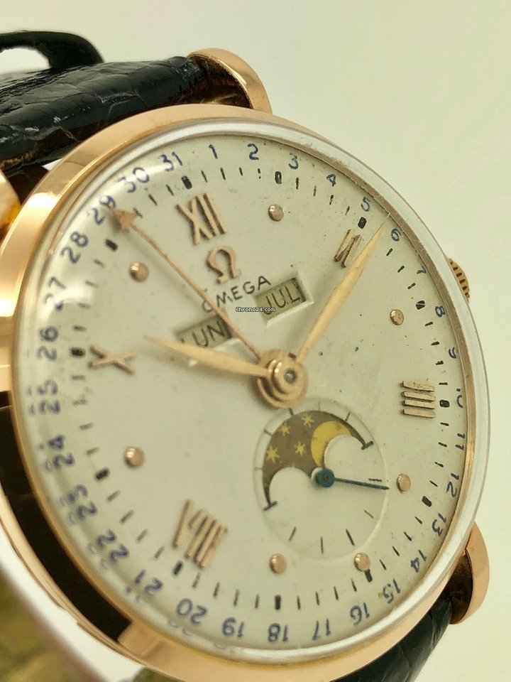 Omega Mens watch Unisex Manual winding Rose gold 2473 Replica 4