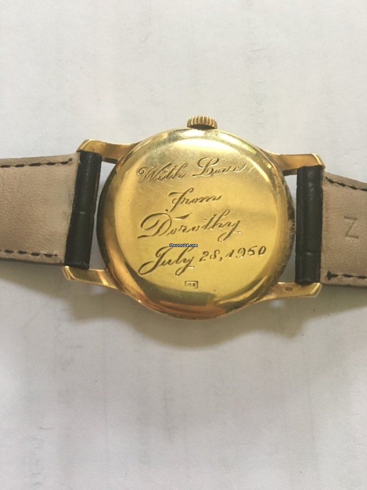 IMG_9081 Patek Philippe Calatrava Mens watch Unisex Manual winding Yellow gold 2449 Replica 4