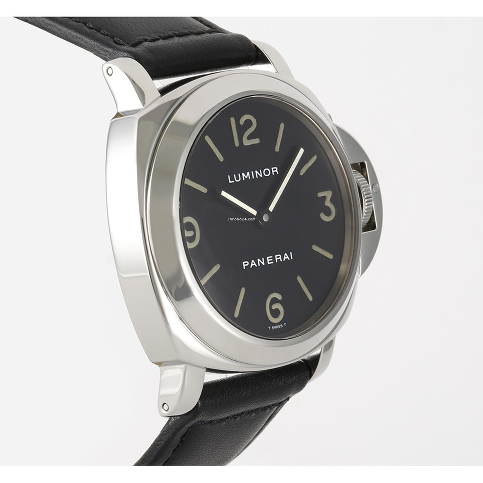 Panerai Luminor Base Manual winding Steel Pam 2 Replica 4