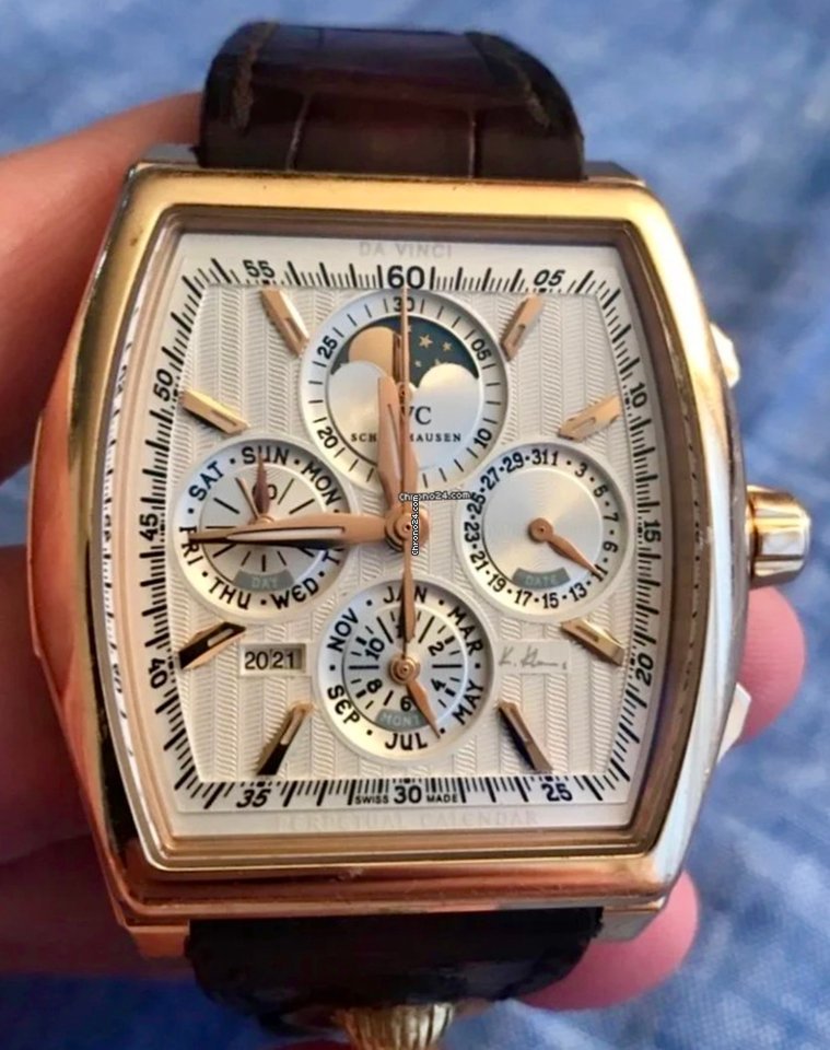 IMG_9081 IWC Da Vinci Perpetual Calendar Mens watch Unisex Automatic IW376203 Replica 4
