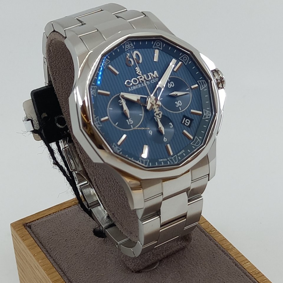 IMG_9081 Corum Admirals Cup Legend 42 Mens watch Unisex Automatic Steel 984.101.20 V705 AB10 Replica 4