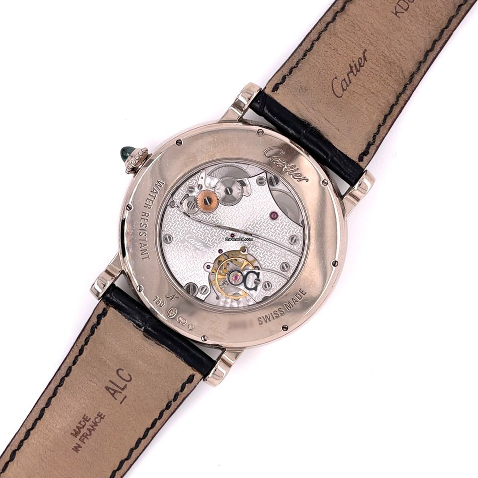 Cartier Rotonde de Cartier Mens watch Unisex Manual winding White gold W1550751 Replica 4