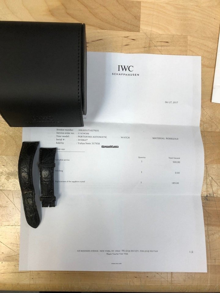 IMG_9081 IWC Portofino Automatic Mens watch Unisex Automatic Steel IW3533 Replica 4