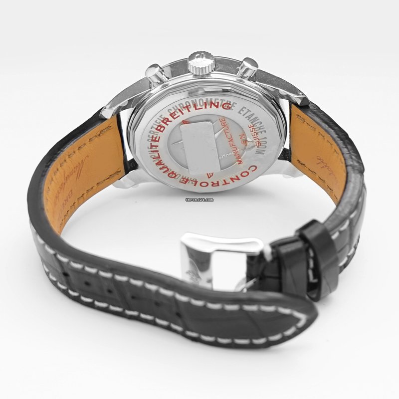 IMG_9081 Breitling Transocean Chronograph Unitime Mens watch Unisex Automatic Steel UB0510U4 BC26 Replica 4