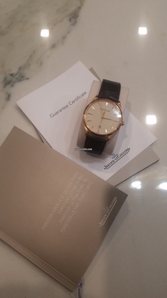 Jaeger-LeCoultre Master Ultra Thin Date Automatic Rose gold 1282510 Replica 4