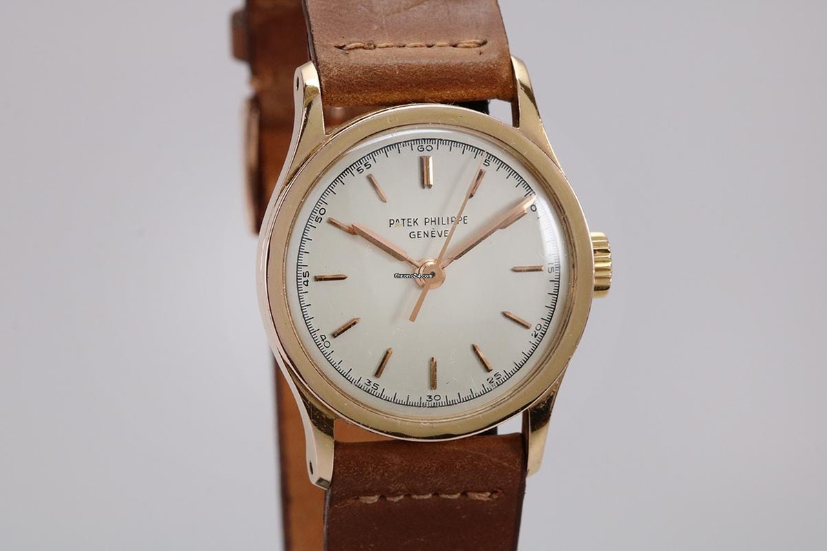 IMG_9081 Patek Philippe Calatrava Mens watch Unisex Manual winding Rose gold 2457 Replica 4