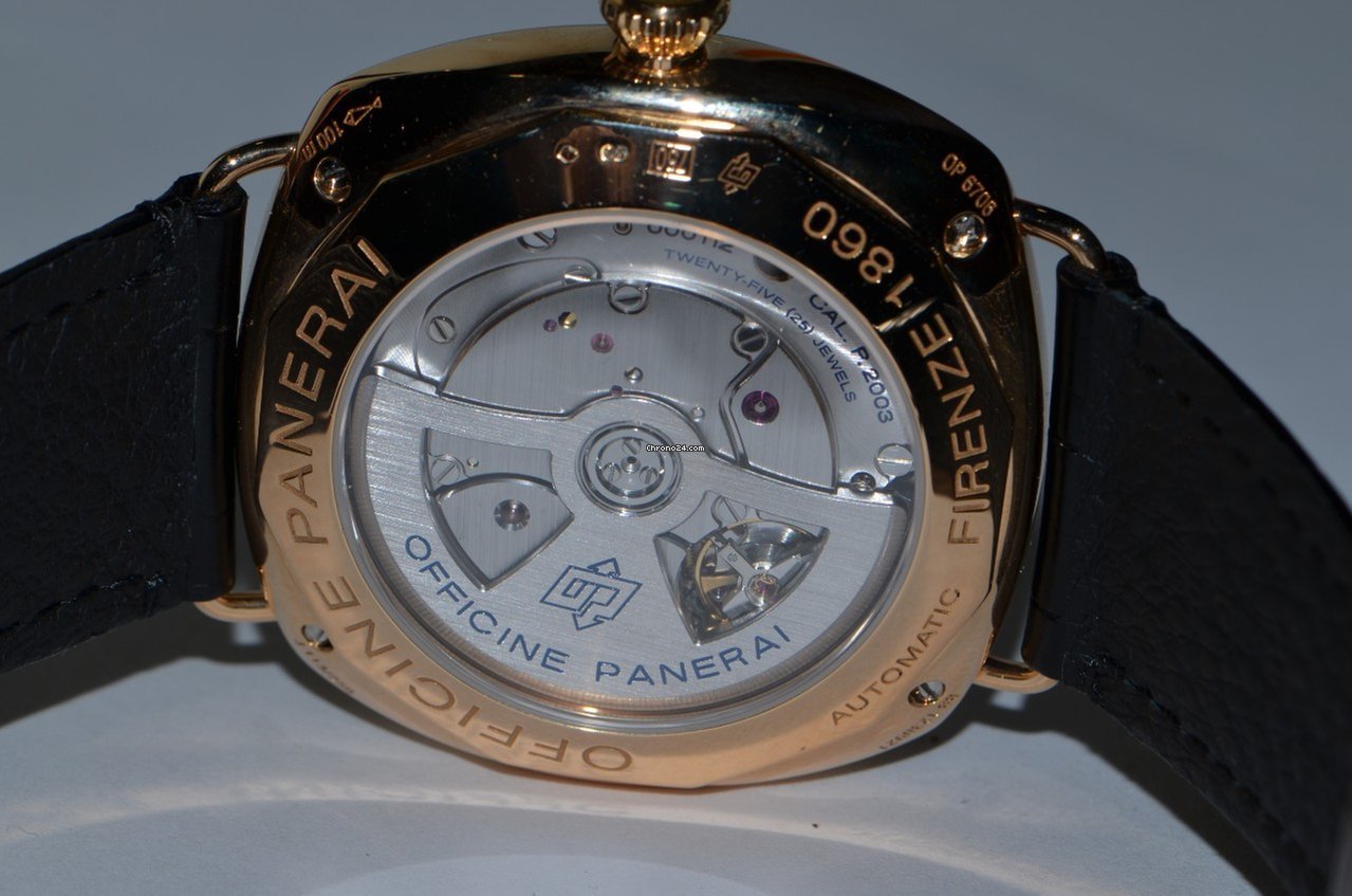IMG_9081 Panerai Special Editions Mens watch Unisex Automatic Rose gold PAM00273 Replica 4