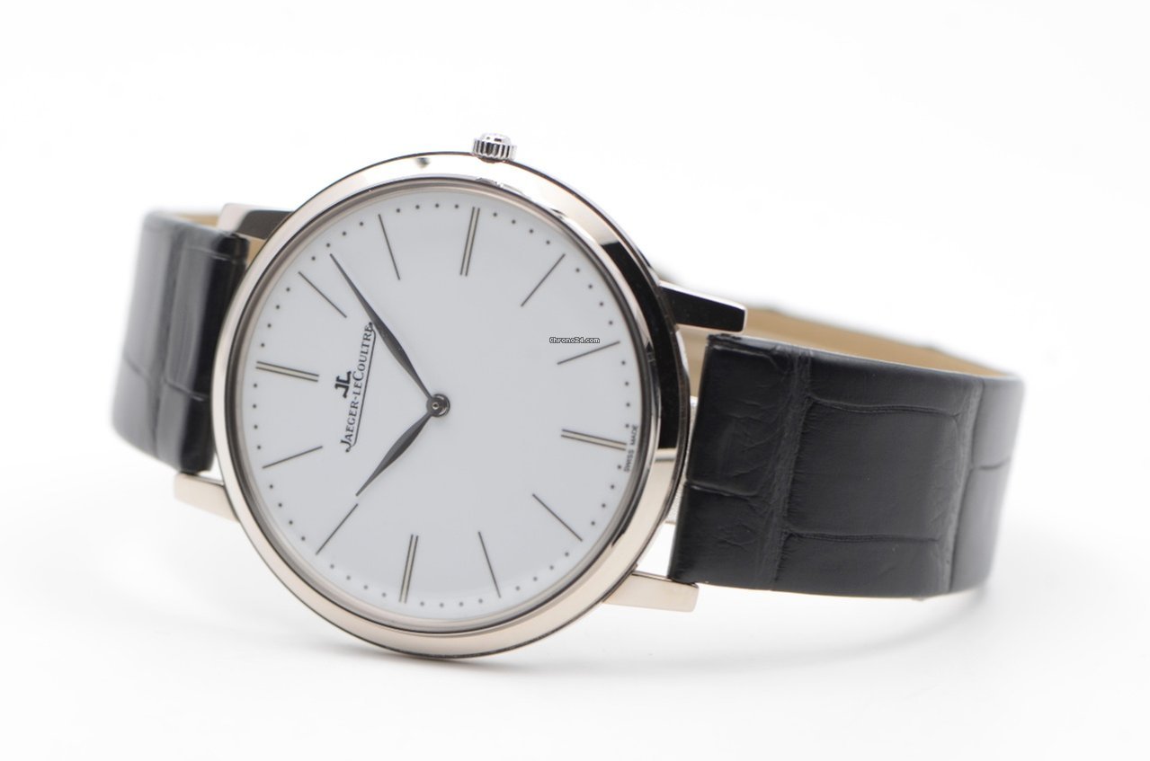 IMG_9081 Jaeger-LeCoultre Master Ultra Thin Mens watch Unisex Manual winding White gold Q12935E1 Replica 4