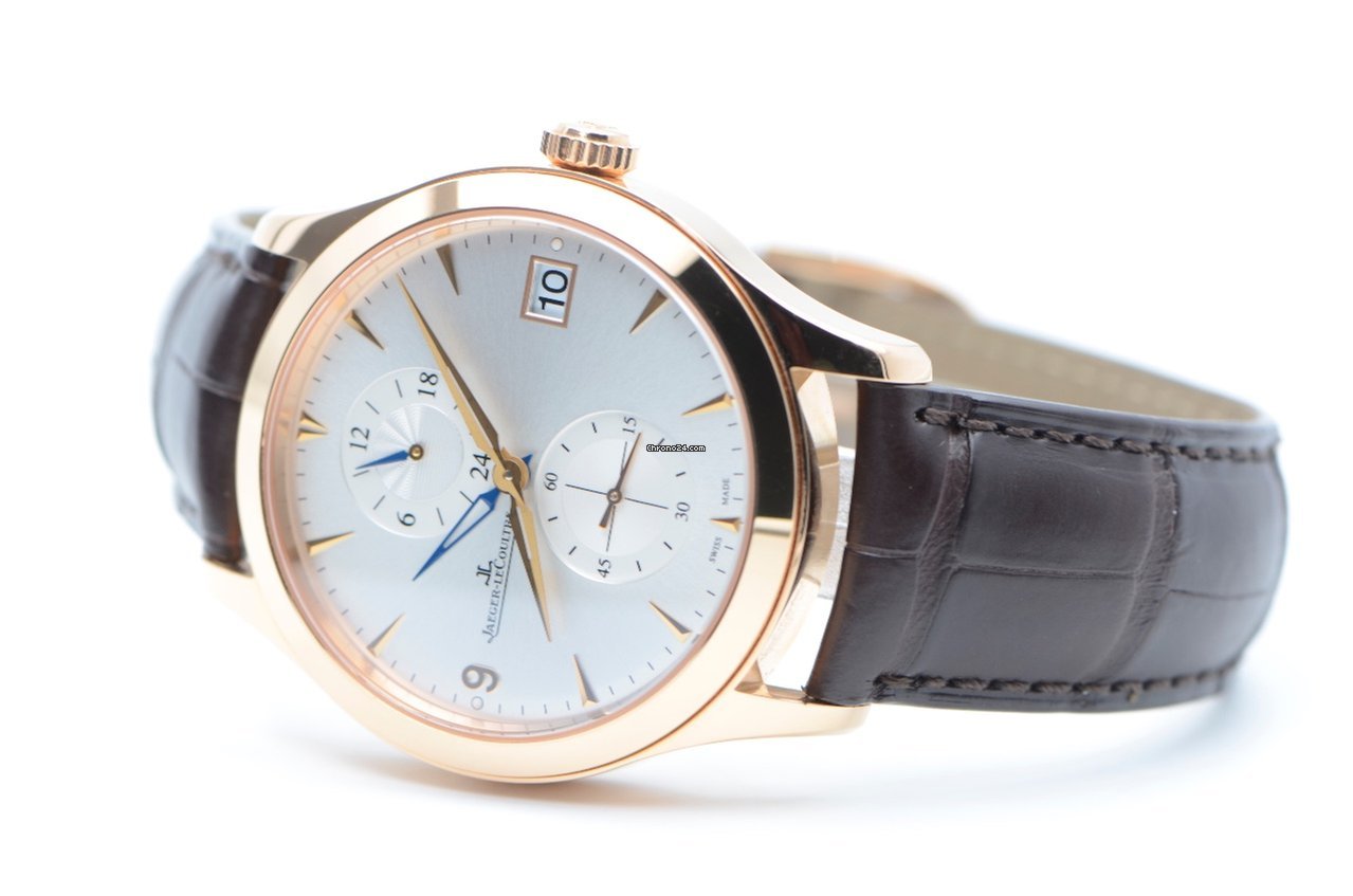 IMG_9081 Jaeger-LeCoultre Master Hometime Mens watch Unisex Automatic Rose gold Q1622530 Replica 4